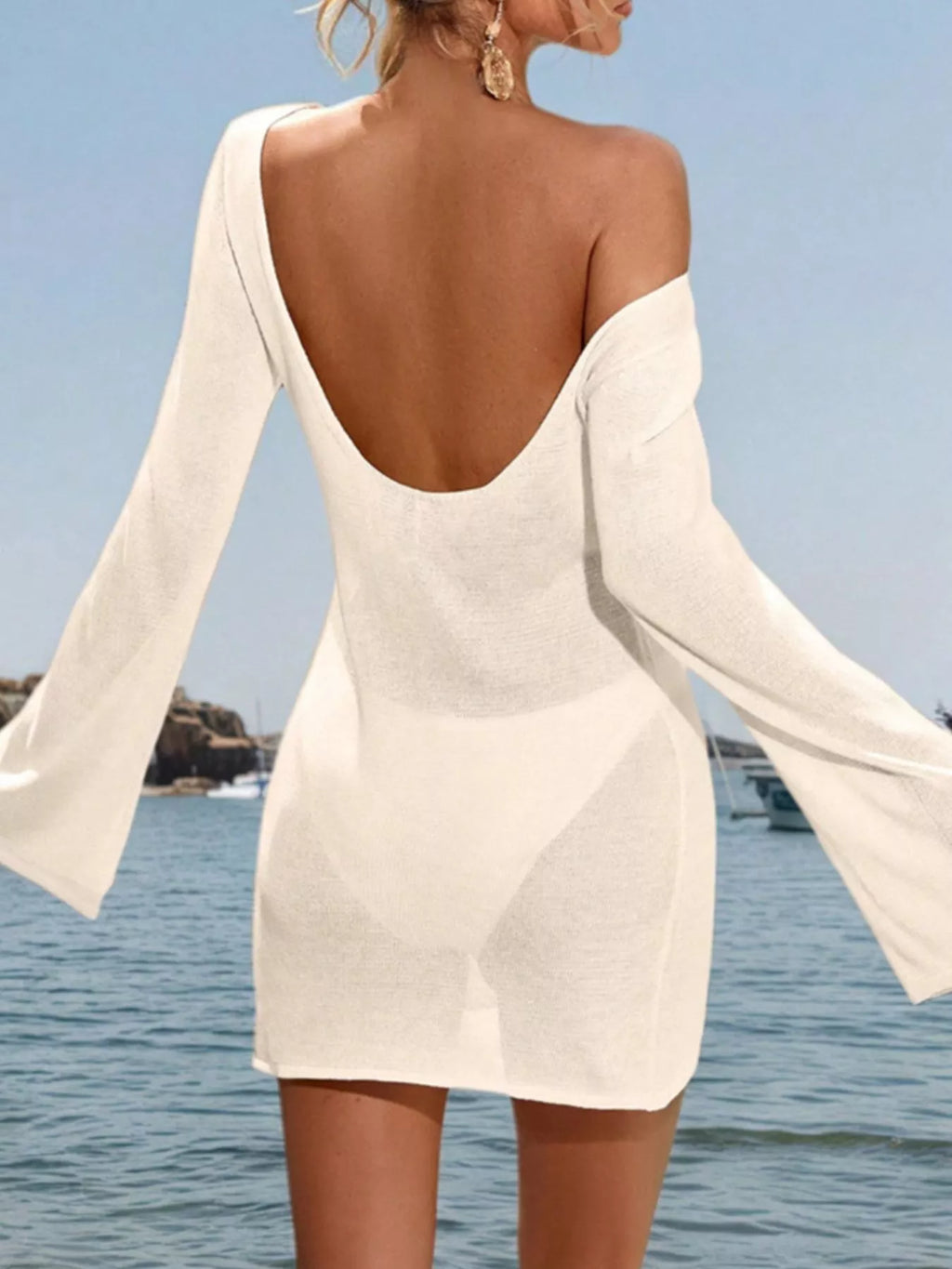 Long Sleeve Cover-Up Dress – view 3