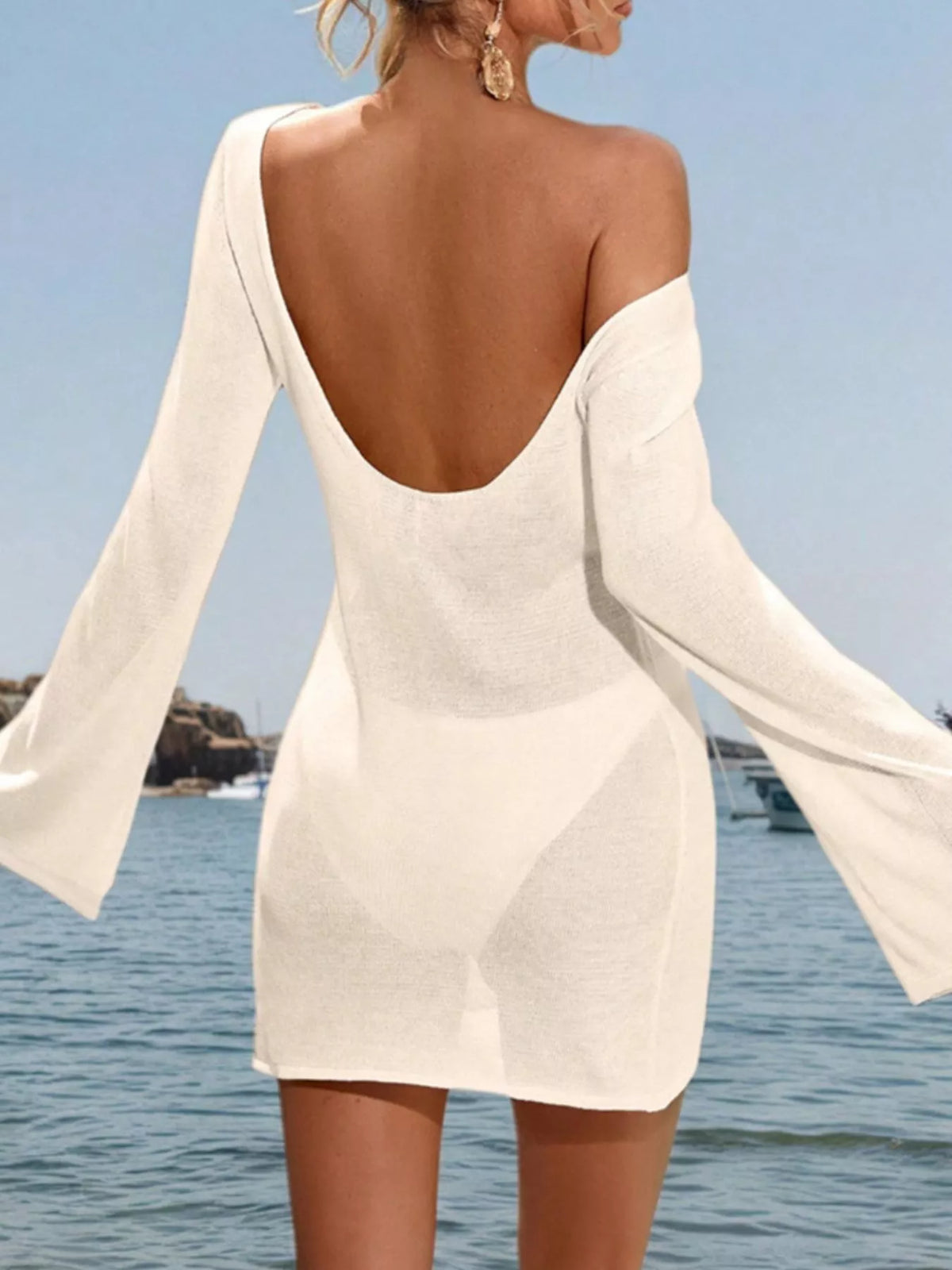 Long Sleeve Cover-Up Dress – view 3