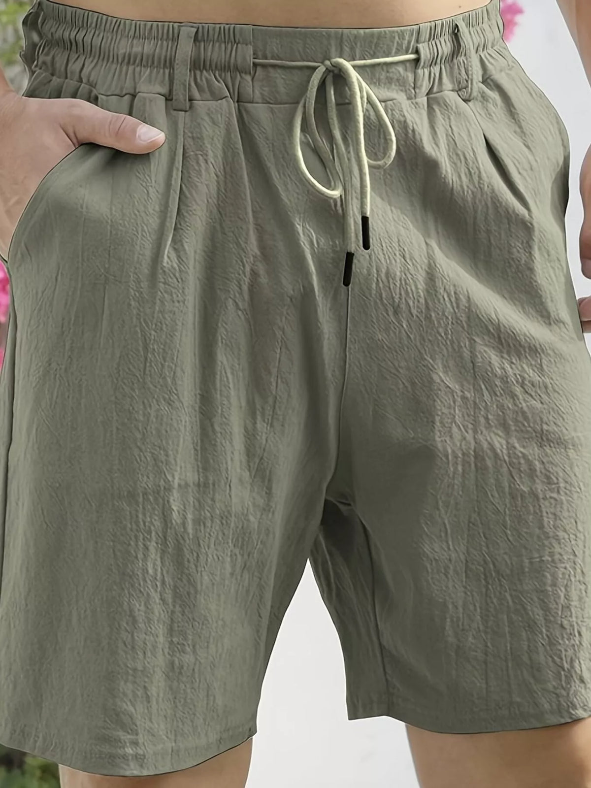 Men's Full Size Lightweight Drawstring Shorts Plus Size – view 3