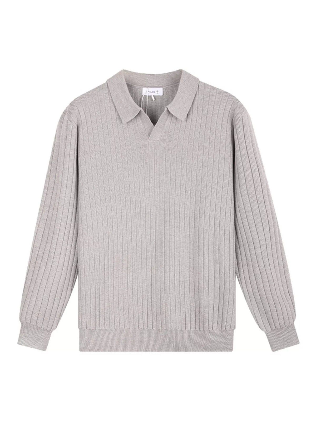 Men's Plus Size Long Sleeve Textured Knit Sweater