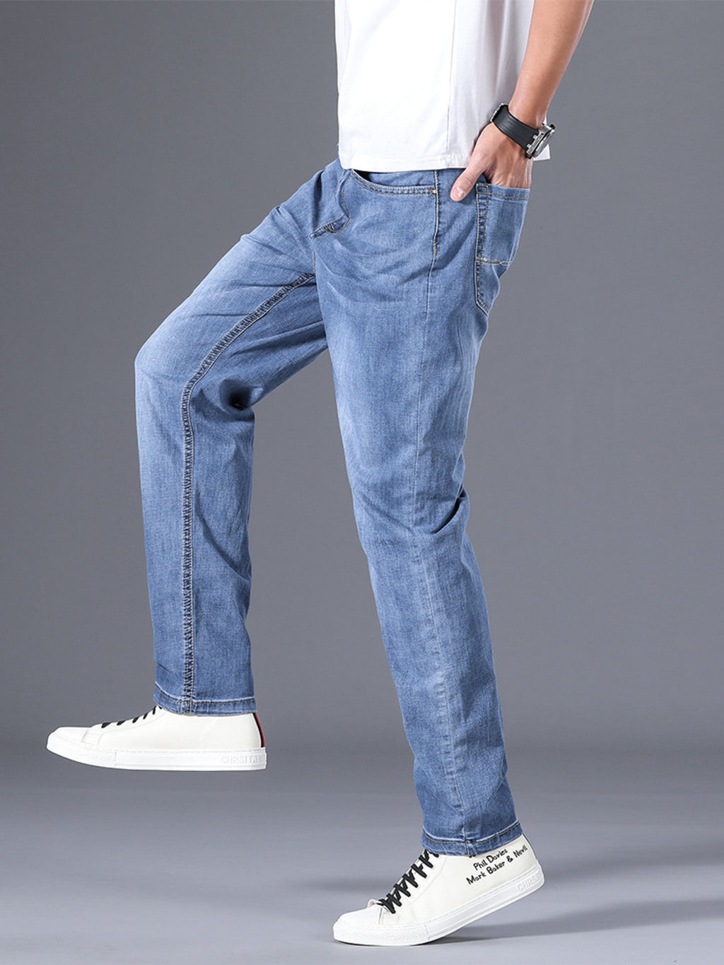 Men's High-Stretch Slim Fit Jeans – view 2