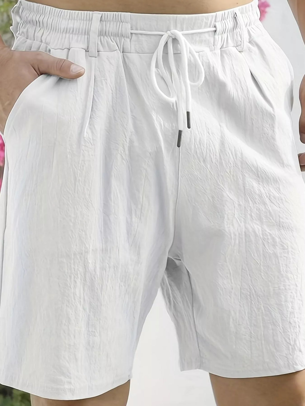 Men's Full Size Lightweight Drawstring Shorts Plus Size