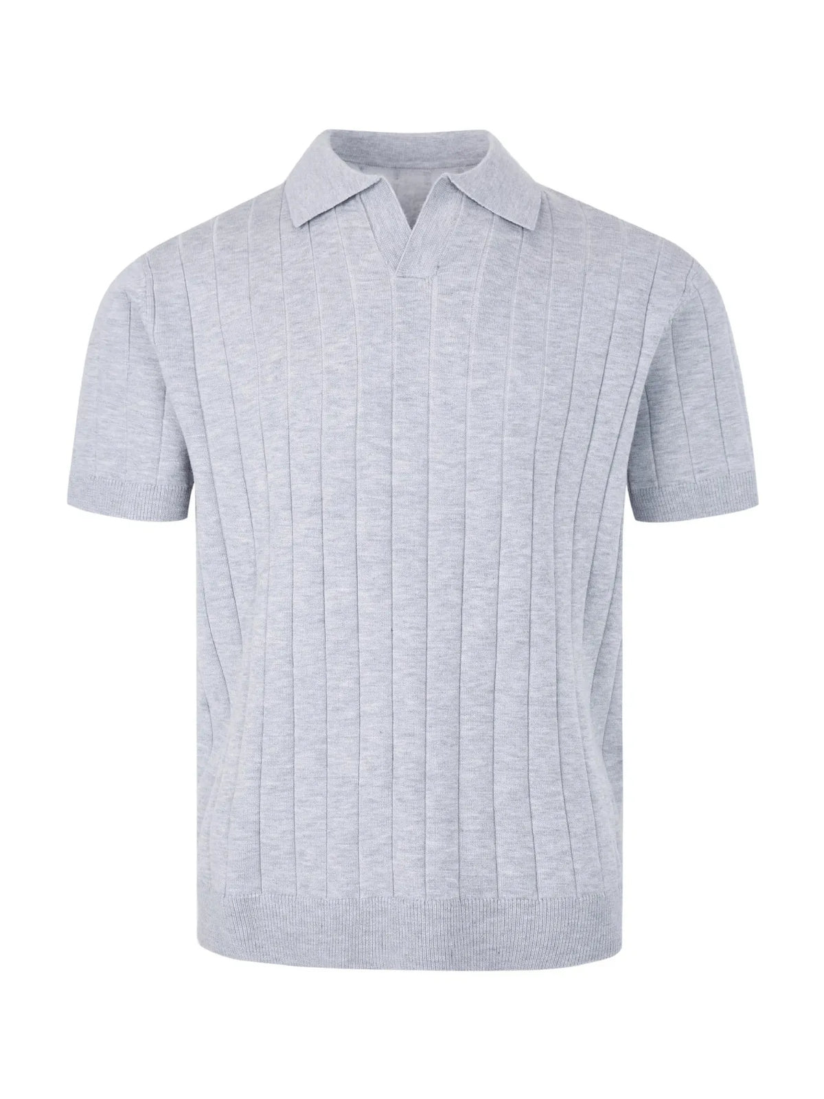 Men's Textured Knit Polo Shirt – view 2