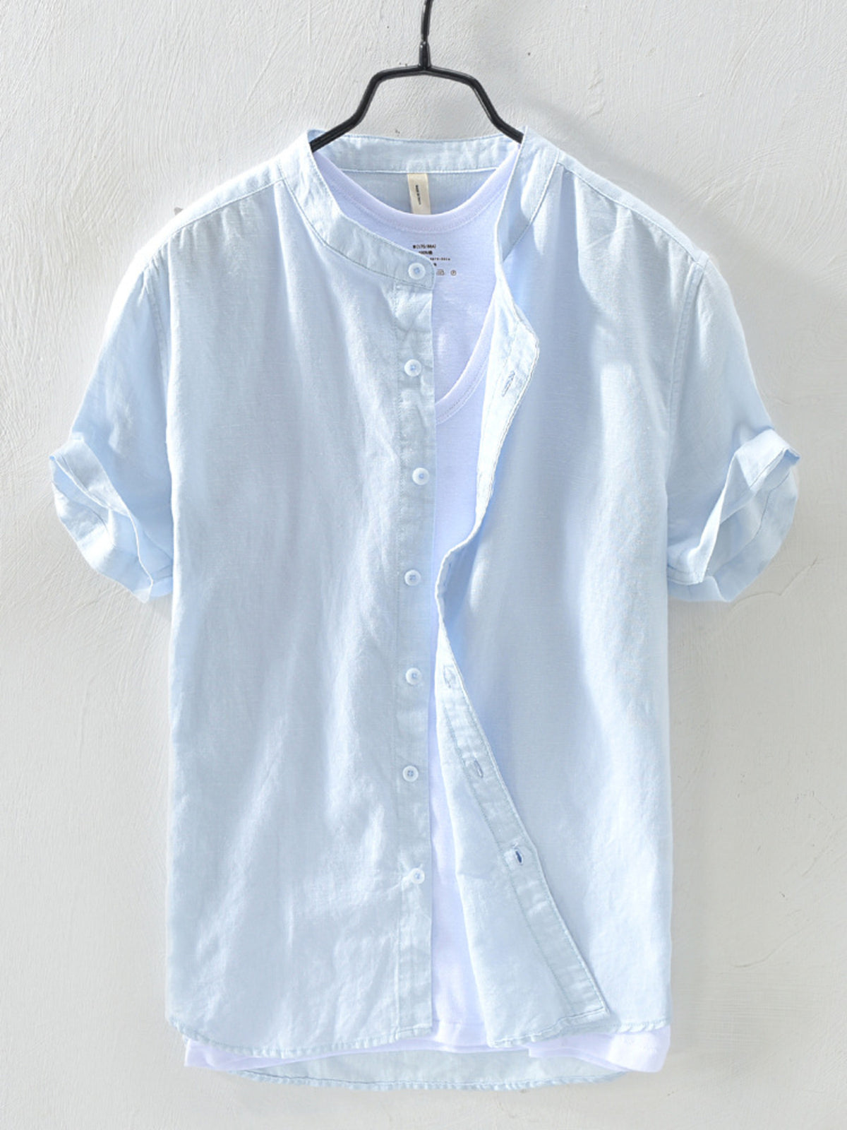 Men's Full Size Button Up Short Sleeve Shirt Plus Size
