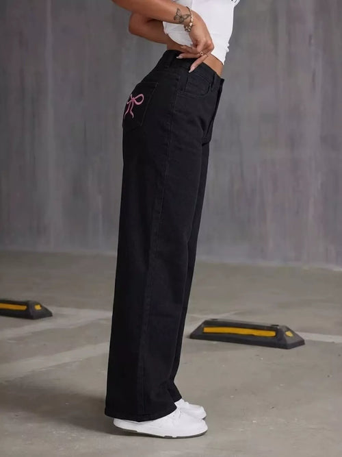 High-Waisted Wide-Leg Jeans – view 2
