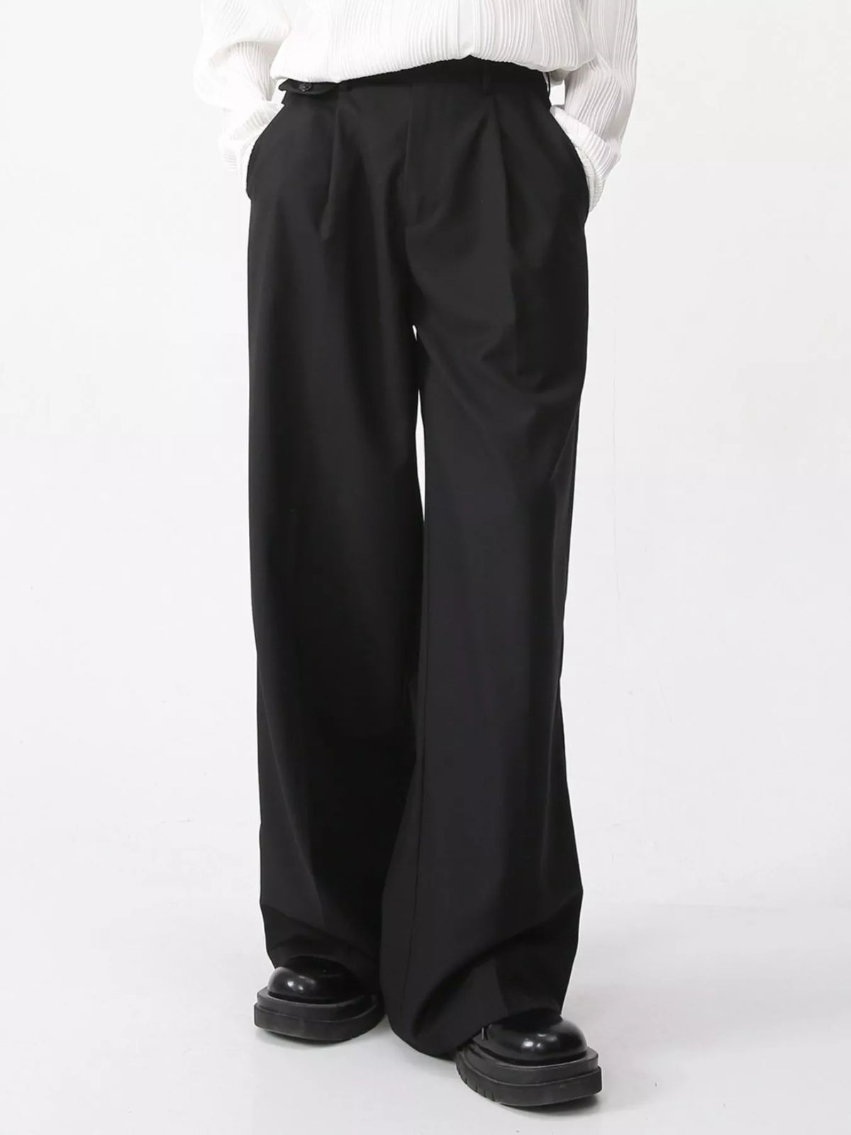 Men's High-Waisted Wide-Leg Pants – view 2