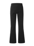 Men's High-Waisted Slim-Fit Flared Pants