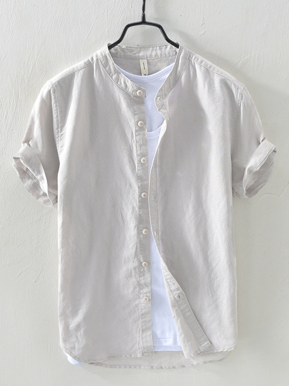 Men's Full Size Button Up Short Sleeve Shirt Plus Size – view 3