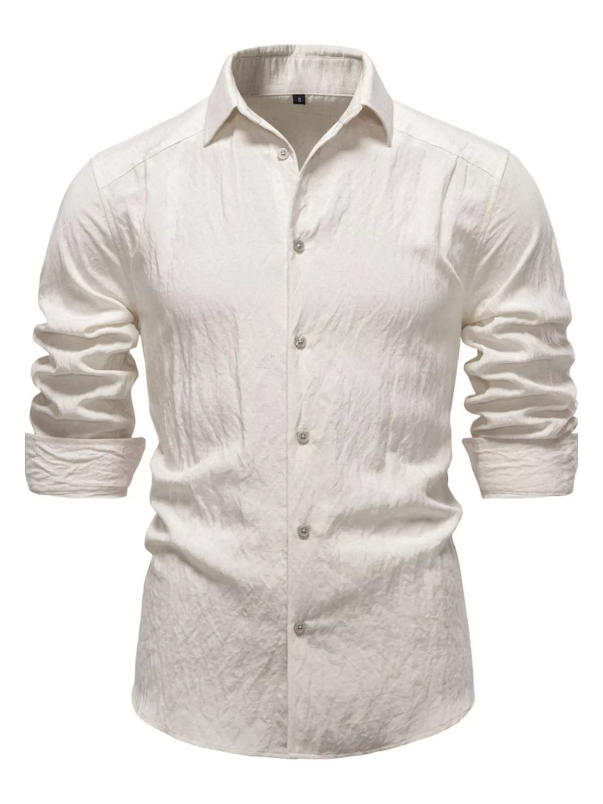 Men's Casual Button Up Long Sleeve Shirt – view 3