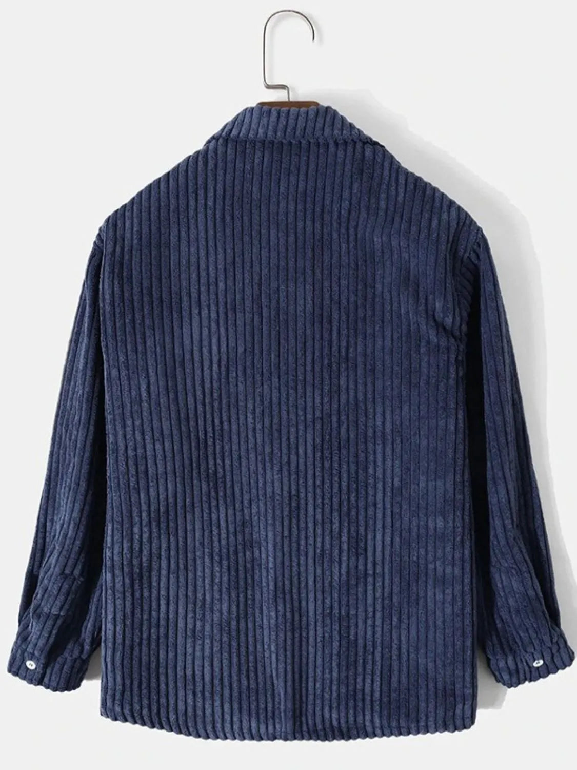 Men's Full Size Corduroy Button Up Long Sleeve Jacket Plus Size – view 2
