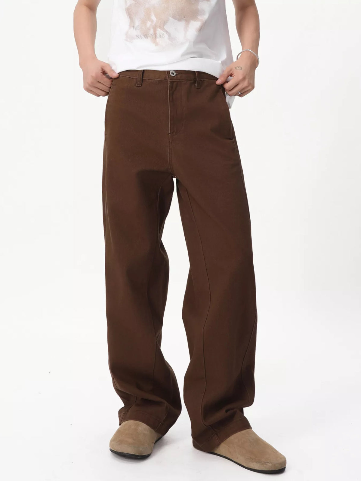 Men's Vintage Wide Leg Jeans