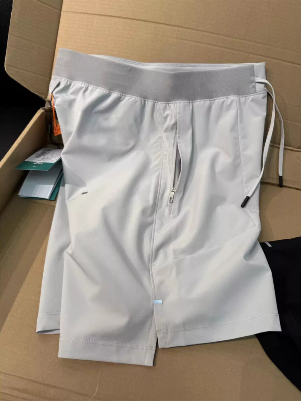 Men's Plus Size Lightweight Athletic Shorts with Drawstring Waist – view 2