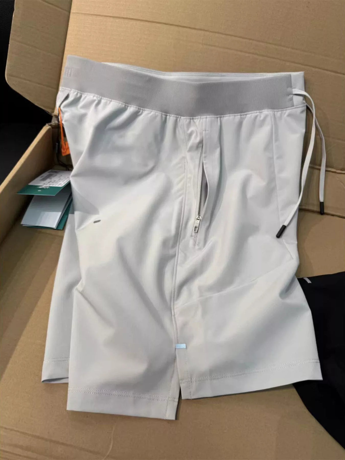 Men's Plus Size Lightweight Athletic Shorts with Drawstring Waist – view 2