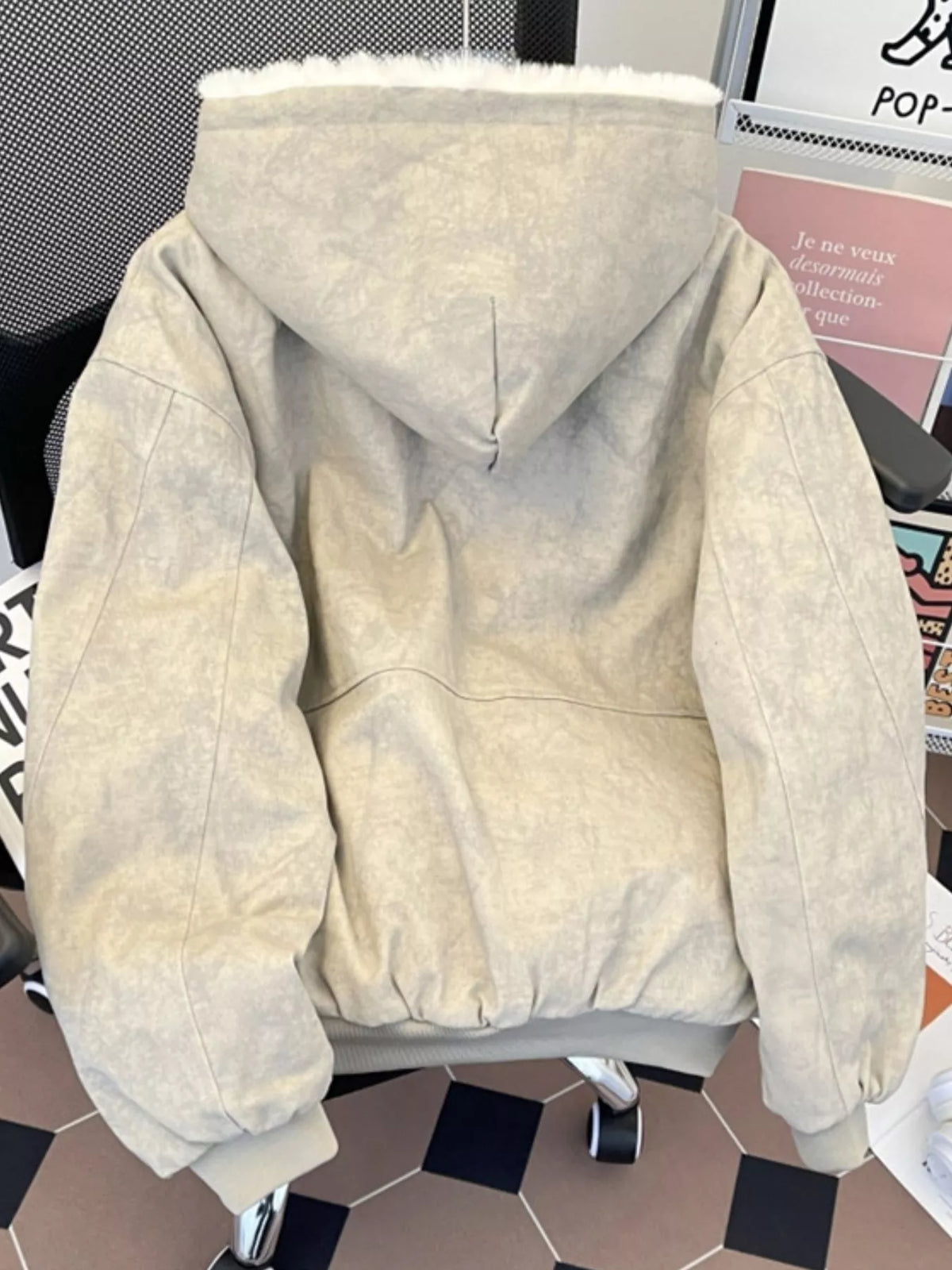 Men's Cozy Sherpa Lined Hooded Jacket – view 2