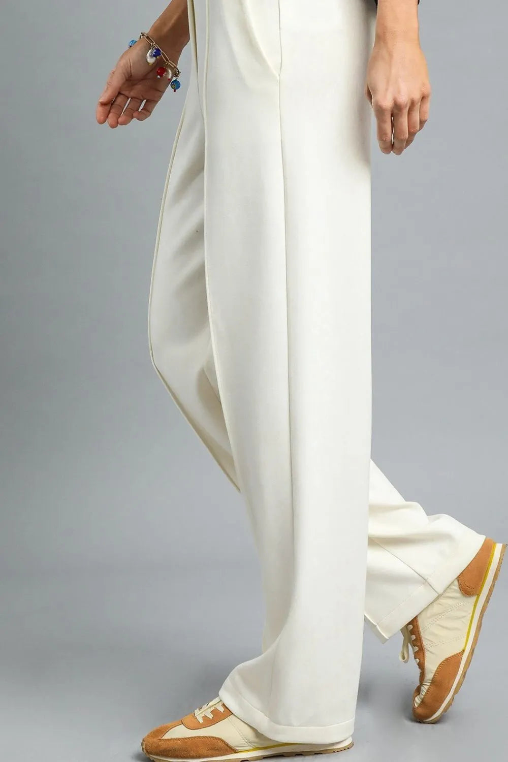 Umgee High Waisted Wide Leg Pants – view 2