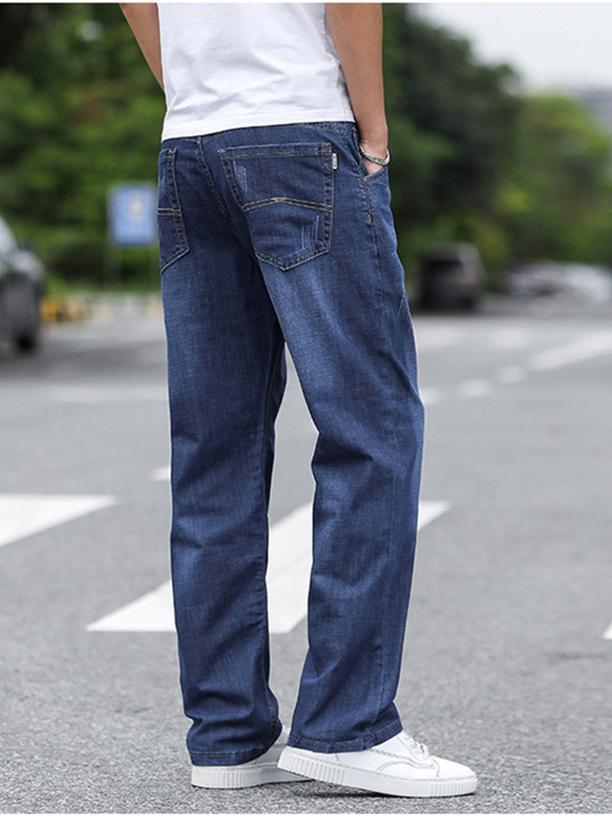 Men's High-Stretch Slim Fit Jeans – view 3