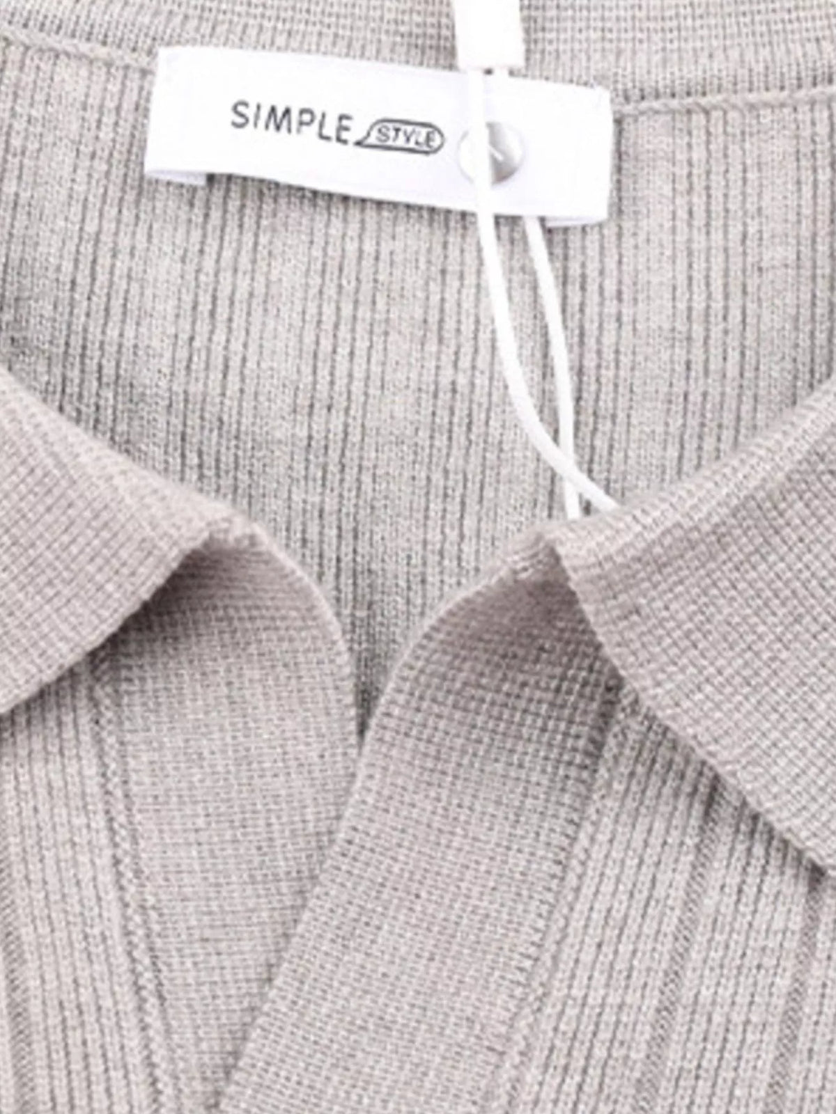 Men's Plus Size Long Sleeve Textured Knit Sweater – view 3