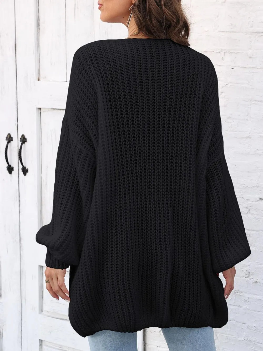 Open Front Long Sleeve Cardigan – view 2