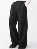 Men's High-Waisted Wide-Leg Pants